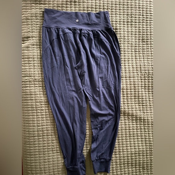 Athleta Navy Blue Salutation Jogger Pants - Picture 5 of 6